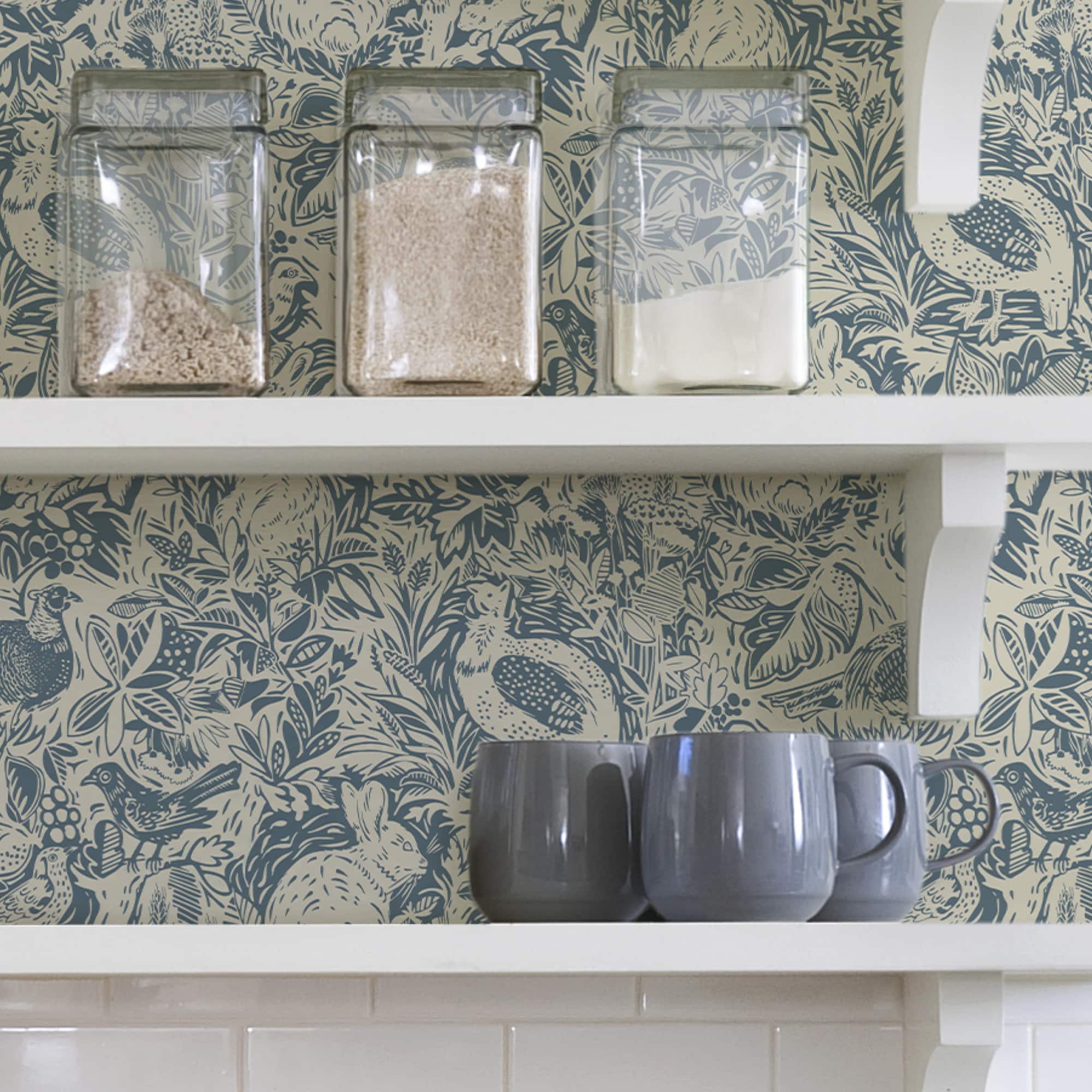 Wallpops Blue Terrene Peel & Stick Wallpaper